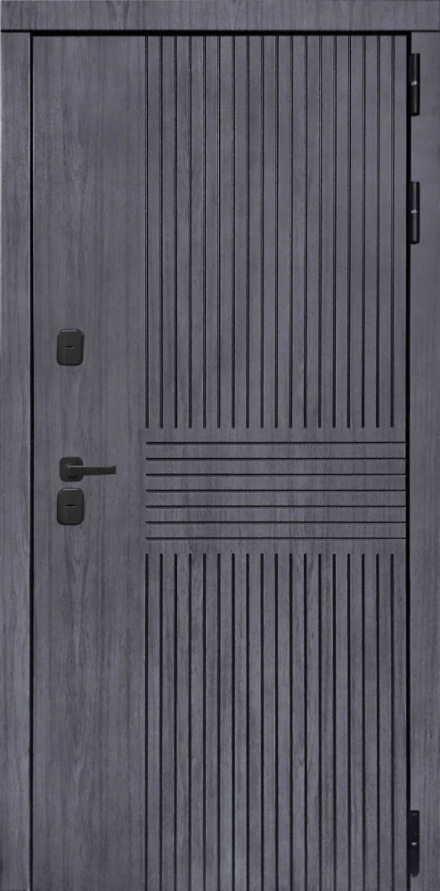 Входная дверь ДвериПРО Берген фл-608 винорит white DPRO201195 внешняя сторона