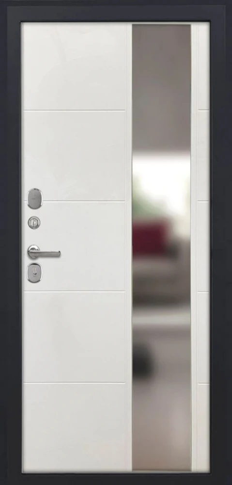 Входная дверь ДвериПРО L-43 ФЛЗ-649 капучино (зеркало) DPRO220782 внутренняя сторона